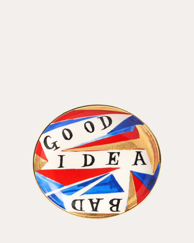 x Ruan Hoffmann Good Bad Idea Vide Poche Plate